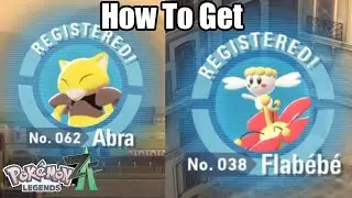 EARLY!! | How To Get Abra and Flabebe in Pok&eacute;mon Legends: Z-A