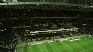 Se AIK:s mäktiga tifo inför mötet med IFK Göteborg - TV4 Sport