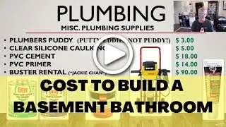 How Much Does It Cost to Build a Basement Bathroom (List of All Materials & Prices)