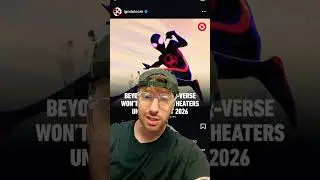 This movie is delayed till 2026!! #spiderman #marvel #sony #spidermanbeyondthespiderverse