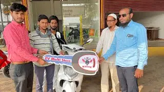 My new bike.New Electric Bike.Purchasing new electric scooty .Jalna electric bike.