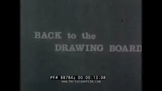 NORTH AMERICAN AVIATION AIRPLANE & MISSILE CRASH REEL  