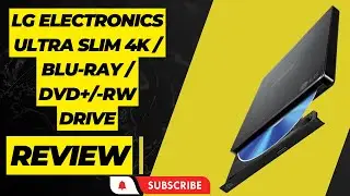 Versatile External Drive: LG Electronics BP60NB10 Ultra Slim Portable UHD 4K/Blu-ray/DVD+/-RW Drive