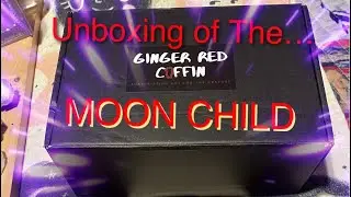 Unboxing The Ginger Red Coffin ⚰️ Box! Moon Child A bit of fun in each box