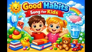 Good Habits Song for Kids | Healthy Habits Nursery Rhyme | Kids Learning Video