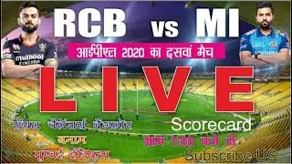 LIVE Cricket Scorecard - RCB vs MI | IPL 2020 - 10th Match | Royal C Bangalore vs Mumbai Indians