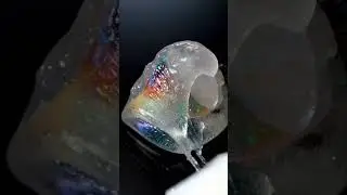 Cleaning Exotic Fish Sculpture Covered in Liquid Crystal 🐠✨ | Satisfying ASMR