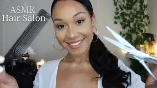 ASMR Sleepy Hair Beauty Salon RP ✂ W/ Visual Triggers & Creamy Layered Sounds