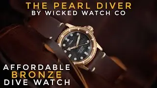 The Pearl Diver by Wicked Watch Co. - Affordable Bronze Diver!