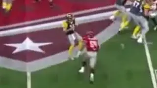 HUGE hit in first AAF game! (Quarterbacks helmet flies off)