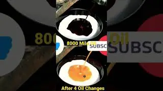 Результаты 4-кратной замены масла (пробег 8000 миль)