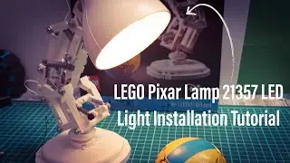 LEGO Pixar Lamp 21357 LED Light Installation Tutorial 