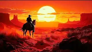 Long Road | Western Ambient | Relaxing Wild West Guitar