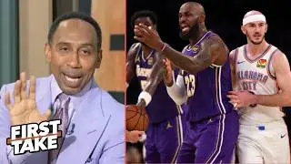 FIRST TAKE | Stephen A. delivers harsh reality check on Lakers and LeBron after loss to Thunder