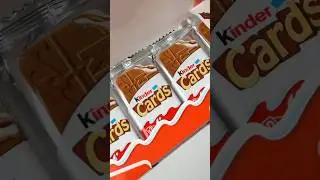 Unpacking kinder cards #asmr