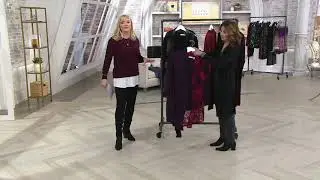 Susan Graver Printed Lace Vest & Knit Tunic Set on QVC