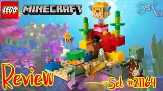 Lego Minecraft #21164 The Coral Reef Review