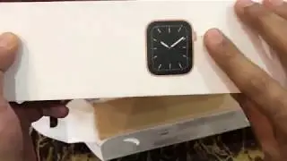 Apple Watch Series 5 Unboxing GPS + Cellular Gold 44mm