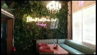 Artificial Green Wall Design For Restaurant And Cafe | Green Wall Ideas | Care And Restaurant |
