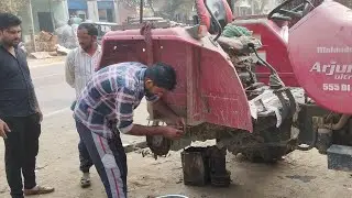 Mahindra Arjun ultra 555 Di tractor repairing