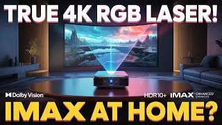 Valerion VisionMaster Max 4K RGB Laser Projector | IMAX Enhanced | HDR10+ | 3500 Lumens Brightness