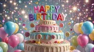 🍭 Happy Birthday song &ndash; Sweet Birthday Celebration &ndash; Candy Land Party Music