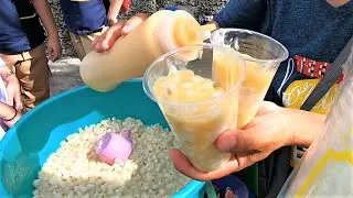 Filipino Street Food | Binatog  - Boiled White Corn Kernels