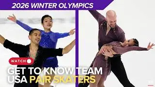 Meet some of the Team USA figure skating pairs competing in the 2026 Olympics