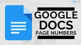 Google Docs &mdash; управление нумерацией страниц по разделам