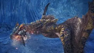Monster Hunter World: Iceborne Beta - Tigrex Boss Fight (Solo / Longsword)