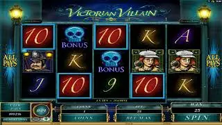 Microgaming - Victorian Villain - Gameplay Demo