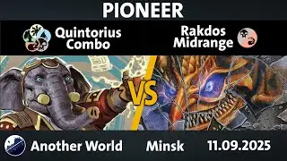 Quintorius Combo ⚪🔵⚫🔴🟢 vs ⚫🔴 Rakdos Midrange | MTG Pioneer | 11-09-25 | Round 2