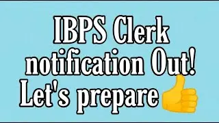 Ibps clerk notification out!!! Details explained in malayalam...