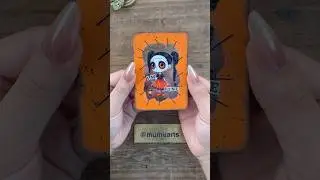 🧡 All supplies are from my bio store #atc #diy #playingcards #satisfying #asmr