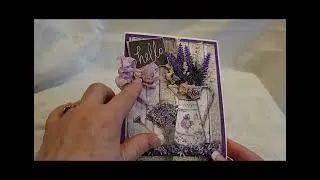 Stamperia Providence Spring Lavender Single Fold Cards