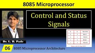 Control and Status Signals of 8085 microprocessor
