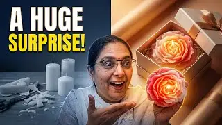 Day 1 challenge ll 20 day challenge ll valentine day special candles 