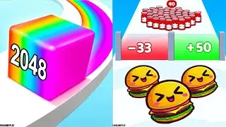 Jelly Run 2048 vs Food Run