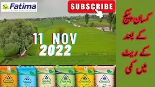 Fatima fertilizer 11 Nov 22 Rate | Fatima fertilizer sarsabaz new rate update 11 Nov 2022 | Khad
