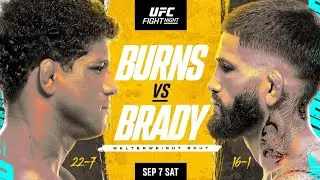 UFC Fight Night: Burns vs. Brady early quick picks and predictions