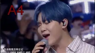 Boo Seungkwan (SEVENTEEN) A4 Belts Singing Compilation Pt 2 부승관 (세븐틴)