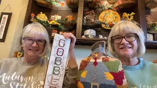 November 15, 2024 Flosstube #94 Winding Down Fall Stitching
