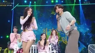 (G)I-DLE Soyeon making Choi Jung Hoon TWERK with them on live TV for Queencard 😂 *audience LOVE it*