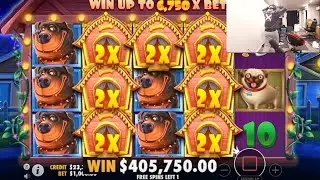 Xposed Gets RECORD WIN on Dog House Slot!!