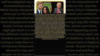 Deportation of Prince Harry BEGINS! Harry and Meghan&rsquo;s Final Days in the U.S. as Visa Is DENIED