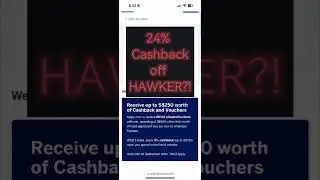 24% Cashback on Hawker Food?!?! | Amex Step By Step Tutorial