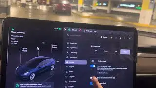 Tesla Model 3: Child Lock and Walk Away Door Lock