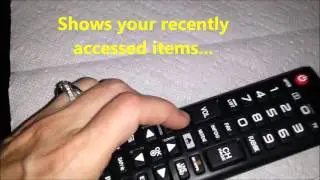 LG 60UF7300 LED TV Remote Control Overview