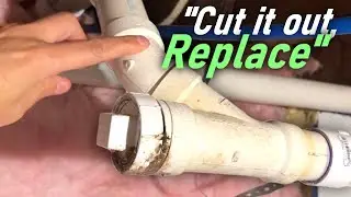 Leaking Drainpipe Repair - DIY Friendly