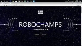 Website For RoboChamps | National Level Robotics Competition  |  Web Development